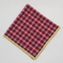 1 шт плед платок Для мужчин полосатый хлопковый носовой платок Для мужчин карман квадратные полотенца 43 см для ухода за ребенком для мам свадебный подарок Для мужчин dil zakdoek chusteczka H14