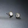 Earrings & Studs Marble Pattern Dome Stud Earrings