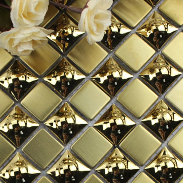 Online toptan alım yapın glass backsplash gold Ãin'den glass ...