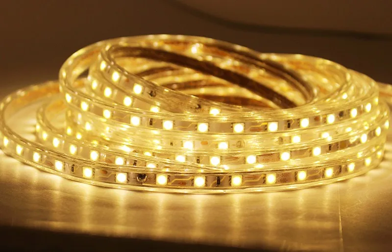 220V 110V LED Strip Light SMD 5050 Waterproof LED Strip Flexible Light