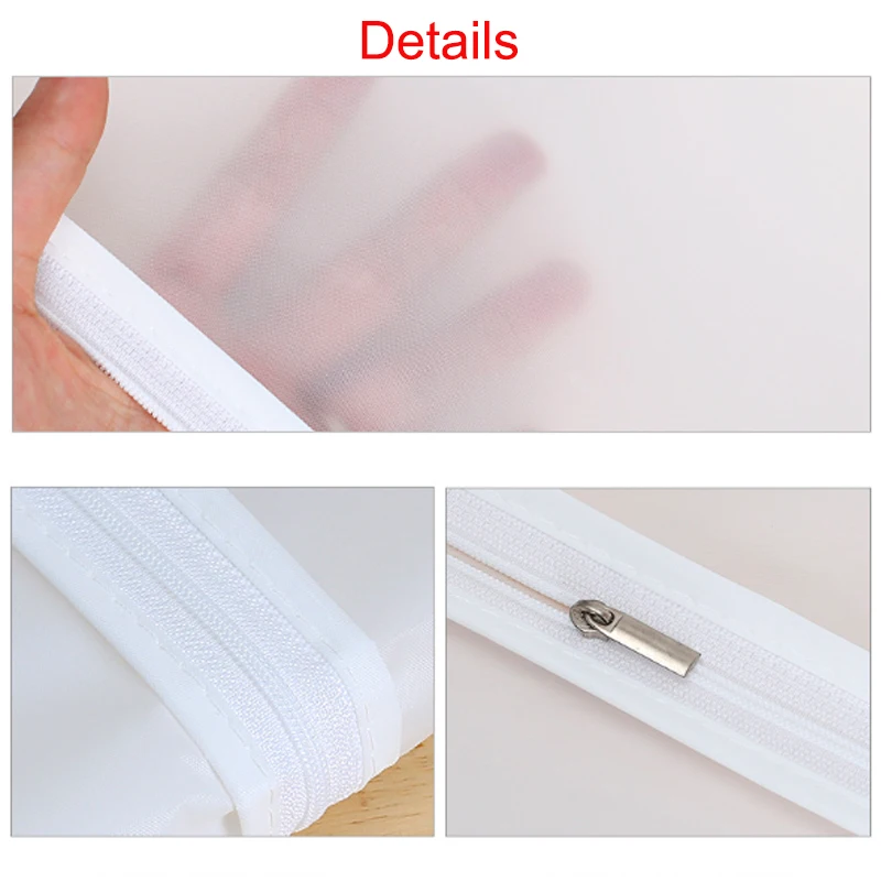 가정용 행잉 타입 코트 수트용 의류 먼지 커버 PVEA 케이스, 보관 가방, 옷장 정리함 보호, 1 개