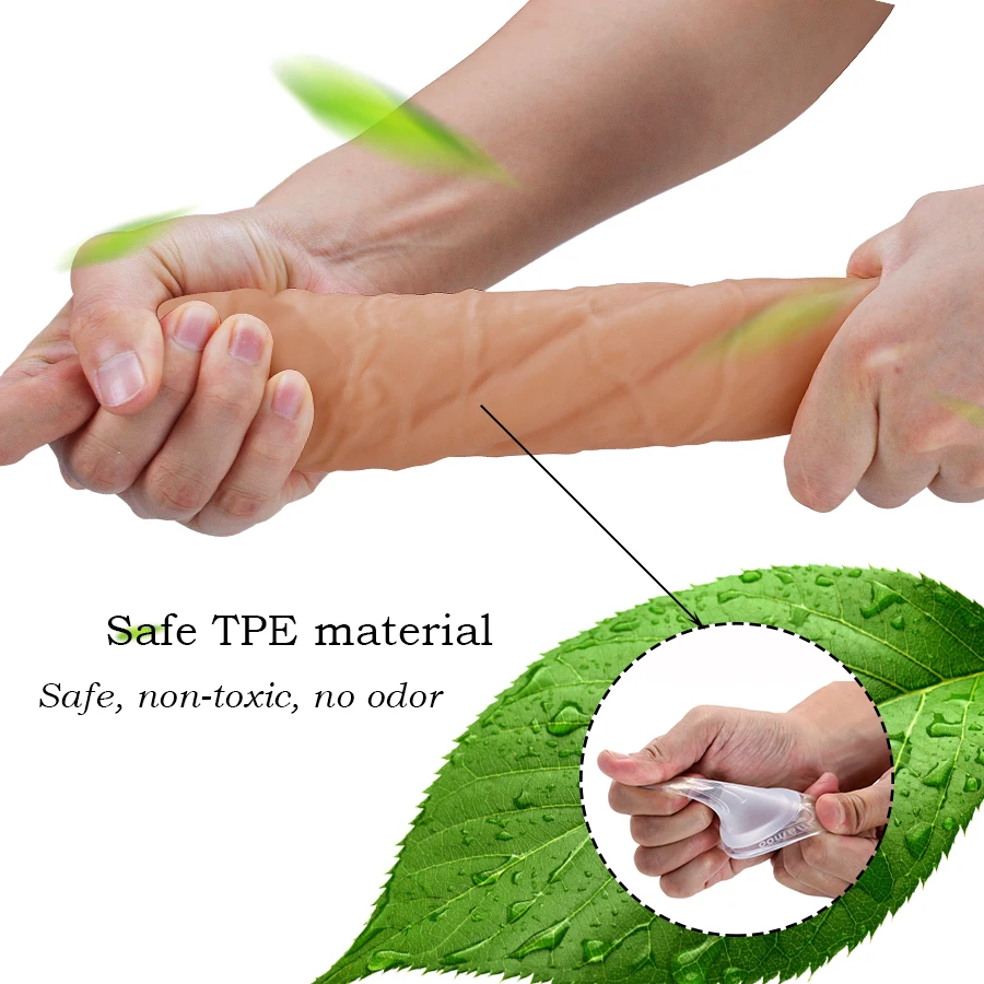 Skup HWOK realistyczne duże Dildo dla kobiet sztuczny penis damski masturbator z przyssawką ogromne Dildo G punkt Sex zabawki dla dorosłych