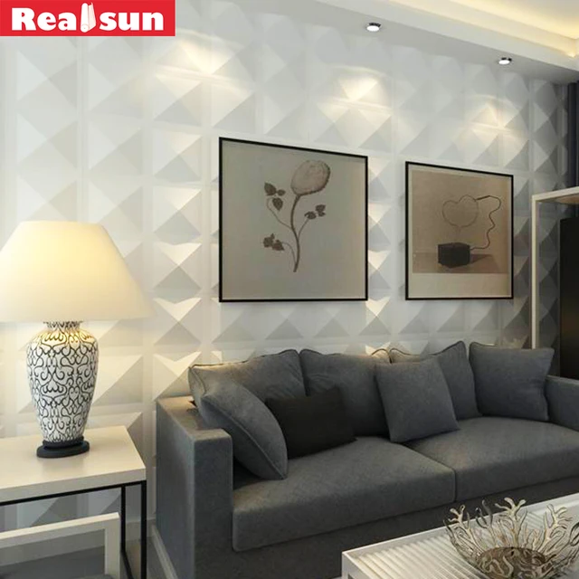 Panel de pared 3D impermeable decoración de habitación