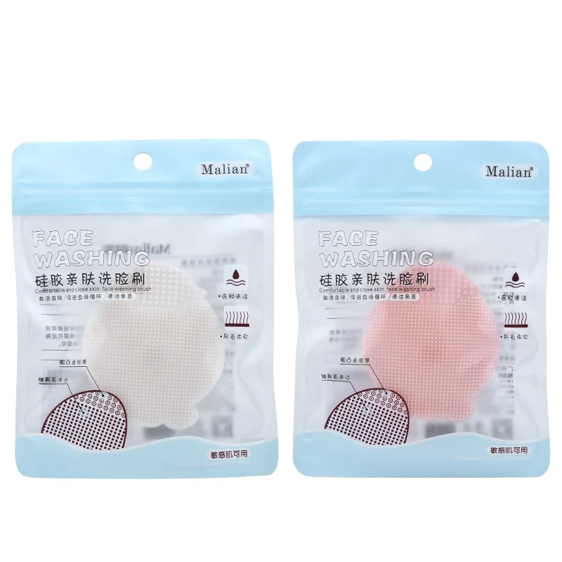 Новые силиконовые Красота губка для мытья Отшелушивающий, для лица Blackhead кисть для очистки дица инструмент Мягкая глубокая очистка лица кисти