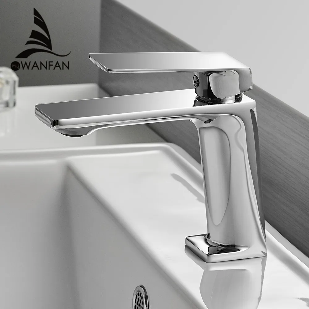Tanie Bateria umywalkowa łazienka Torneira Para Banheiro chromowany kran krany do umywalek Deck Mounted Grifo Lavabo kran z mieszaczem żuraw 9922L