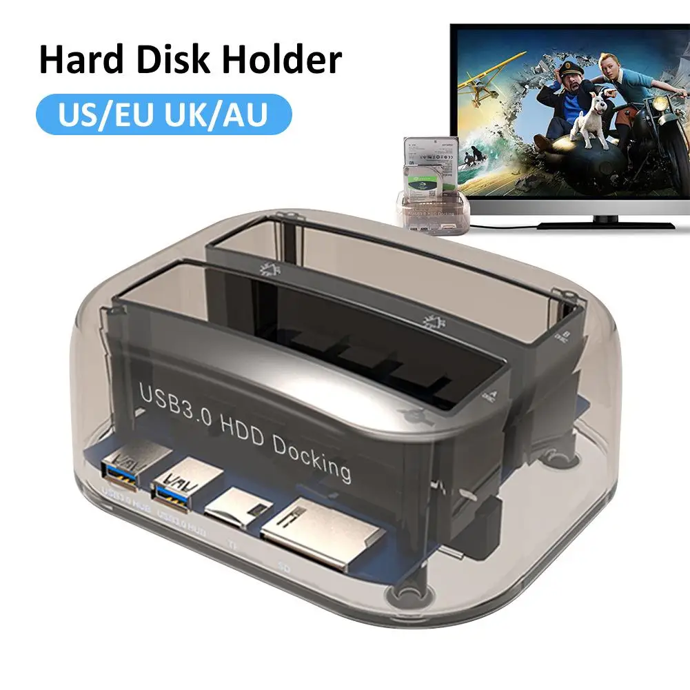 3 5 Inch 2 5 Inch SATA USB 3 0 Plug And Play Multifunction HDD Docking