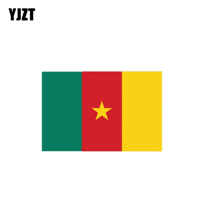 YJZT 10CM*6.5CM Accessories Cameroon Flag Funny Car Sticker Decal PVC 6-0328 | Автомобили и мотоциклы