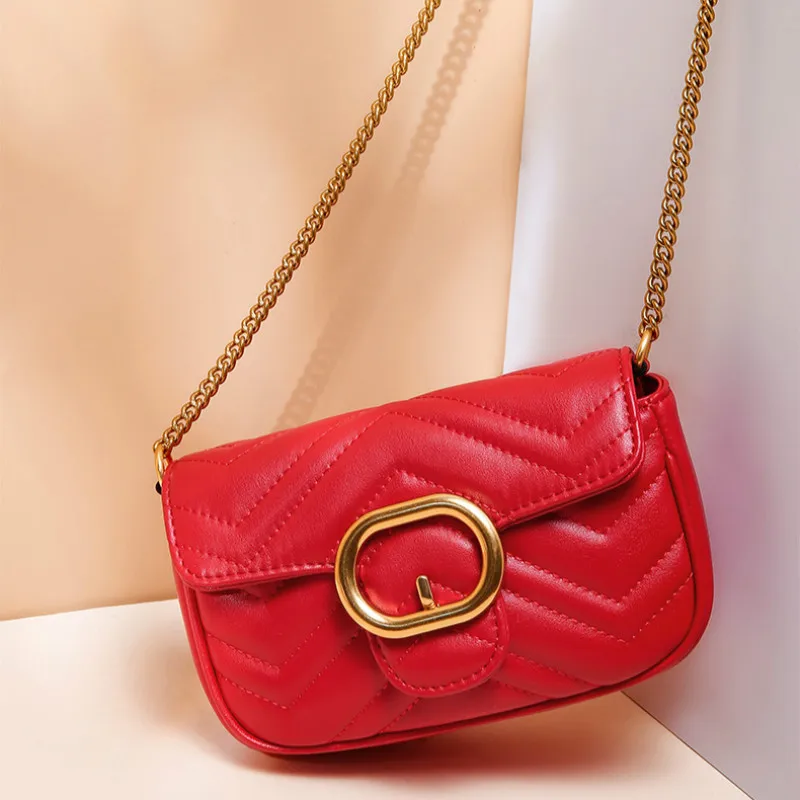 

Genuine Leather Fashion Women Shoulder Bags Smooth Cowhide Crossbody Bag For Ladies Luxury Brand Bag High Quality Bolsos Mujer