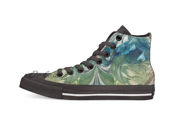 

Forest Nia Design breathable Casual High Top lace-up Canvas shoes sneakers