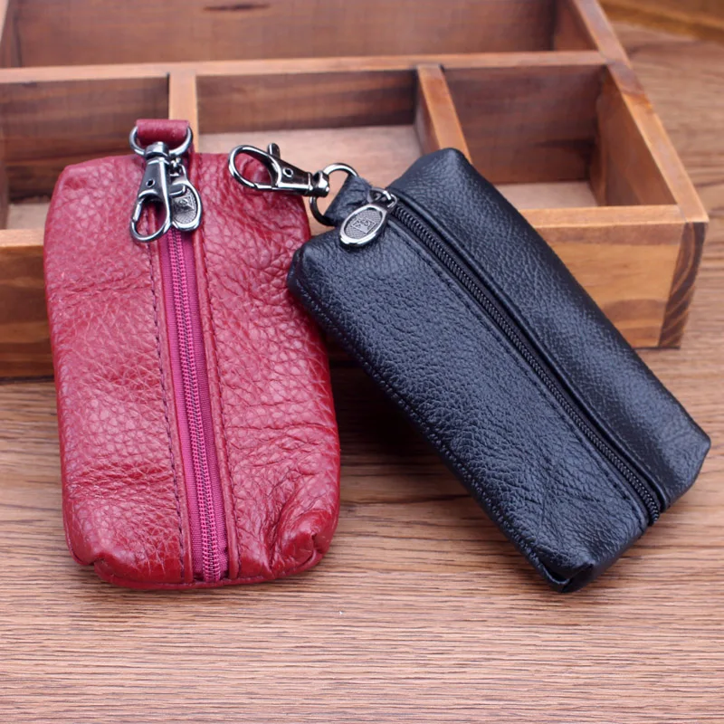2018 hot Unisex cow genuine leather car font b key b font holder fashion mutiple housekeeper