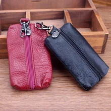 2018 hot Unisex cow genuine leather car font b key b font holder fashion mutiple housekeeper
