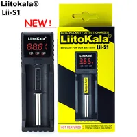 7v סוללה מטען LiitoKala LII-PD4 LII-PL4 S1 סוללה מטען עבור 18,650 26,650 21,700 18,350 AA AAA 3.7V / 3.2V / 1.2V / 1.5V ליתיום סוללה NiMH (5)