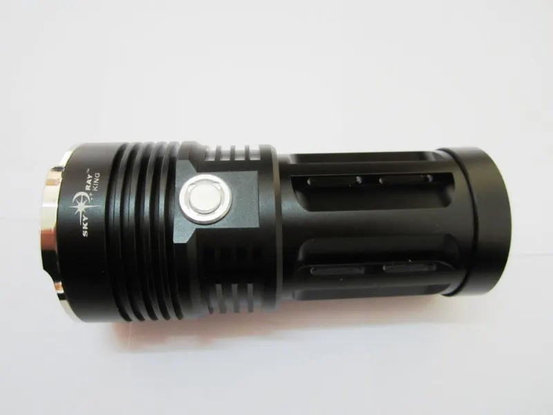 SKYRAY KING 4x CREE XM L T6 3 режима 5000 люмен 18650 аккумулятор светодиодный фонарик для