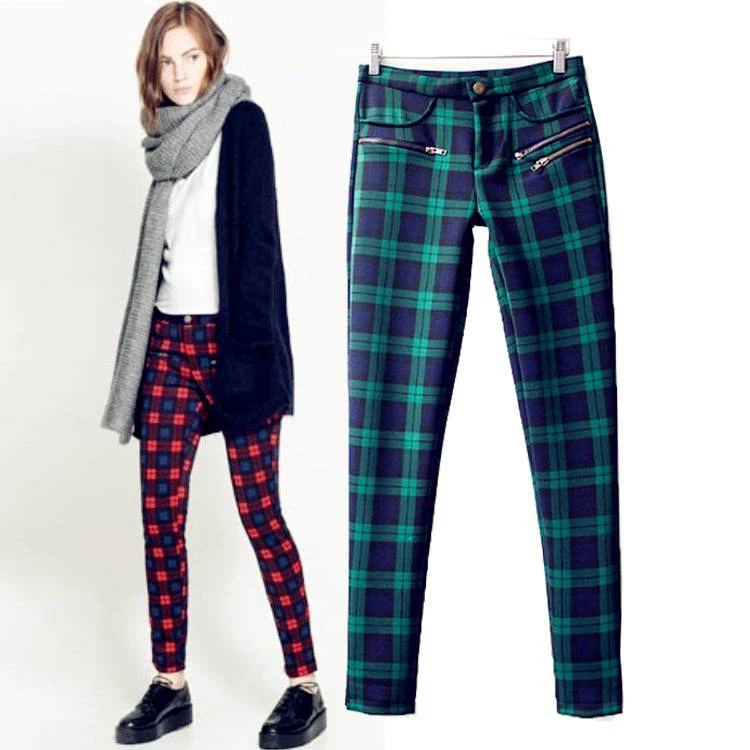 guess plaid pants