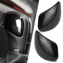 2 шт. ручка переключения рулевого механизма автомобиля шестерни крышка наклейки для Фольксваген Джетта MK6 MK7 Passat Beatles CC Tiguan Golf 7 Touareg Arteon