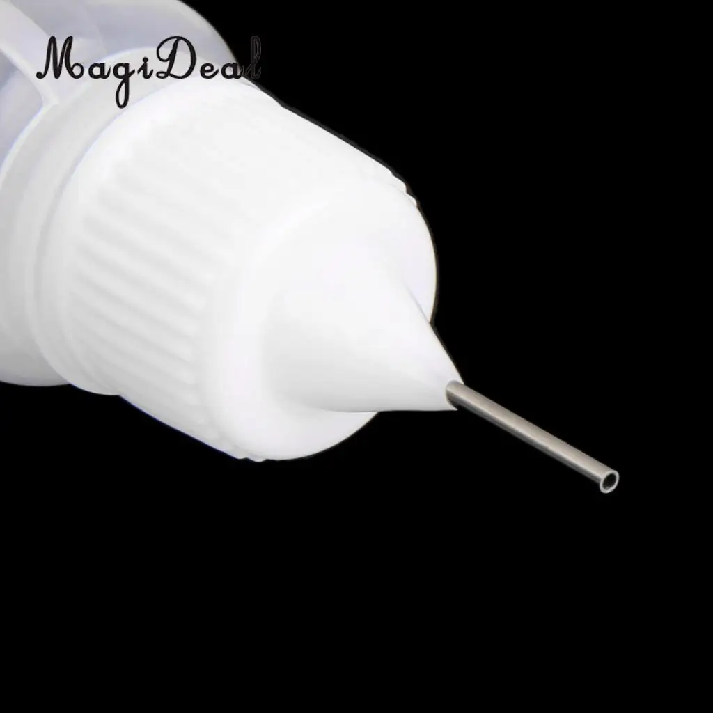 Kesoto 10pcs 5ml Needle Tip Empty Plastic Squeezable Dropper Bottles Liquid Storage Travel Thin Tip Dropper Bottles