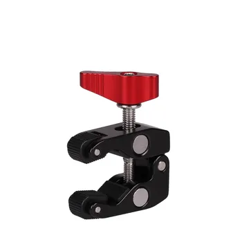 

2019 Latest Ball Head Clamp Ball Mount Clamp Magic Arm Super Clamp Multi-function 1/4" 3/8" Screw Holes for GPS Phone Monitor