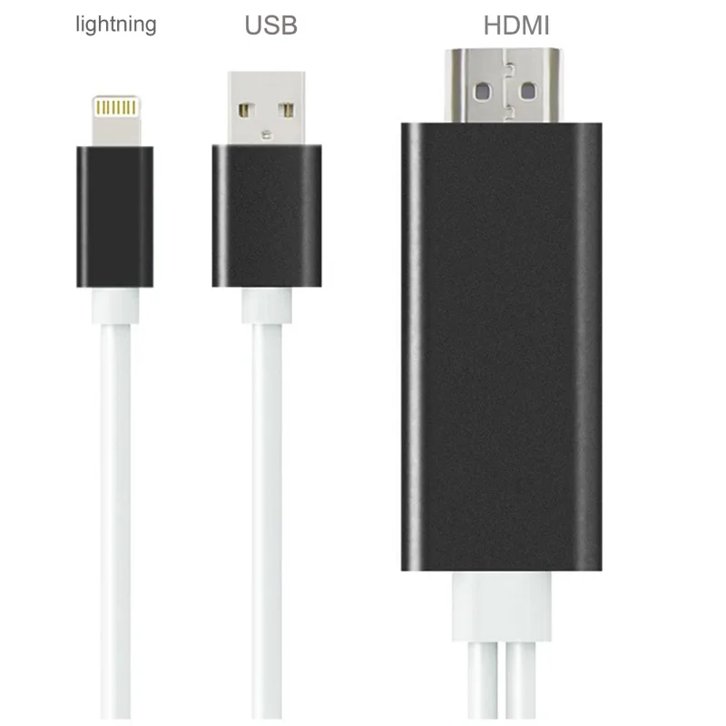 I6 HDMI кабель трансмиссии true HD Выходной интерфейс Поддержка 1080 P Full HD HDMI, устройство для мобильного телефона подключение к ТВ 2 метров Длина кабель