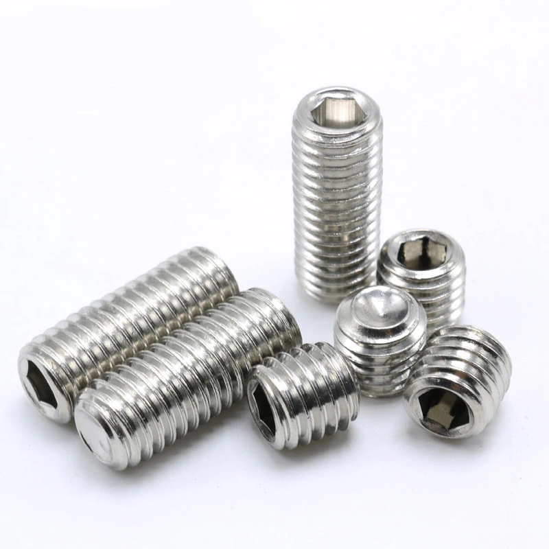 

Hex Set Grub Metric Thread Machine Headless Screws Hexagon Socket Bolt 304 Stainless Steel M4 M5 M6 M8 M10