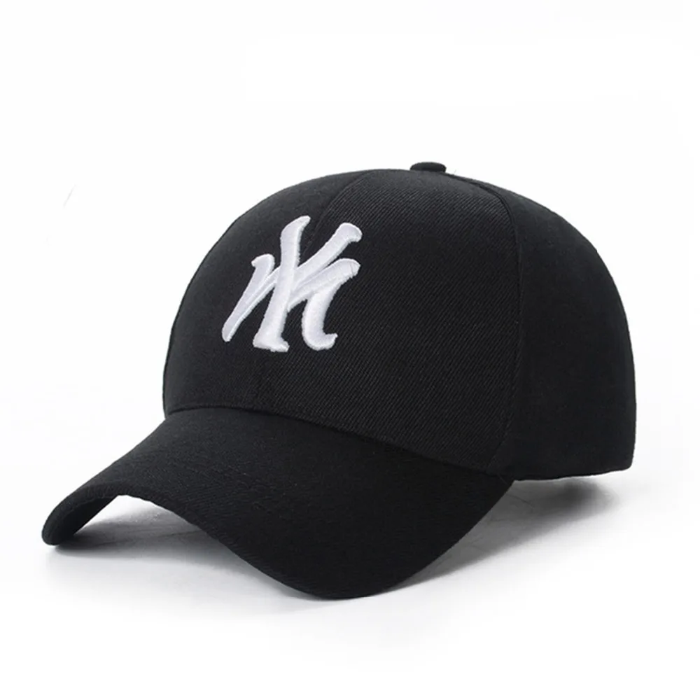 القبعات/قبعات 2019 بلدي التطريز قبعة بيسبول الرجال النساء قابل للتعديل الصلبة القطن أبي قبعة الأسود الشارع الشهير الهيب هوب قبعة سائق الشاحنة ...