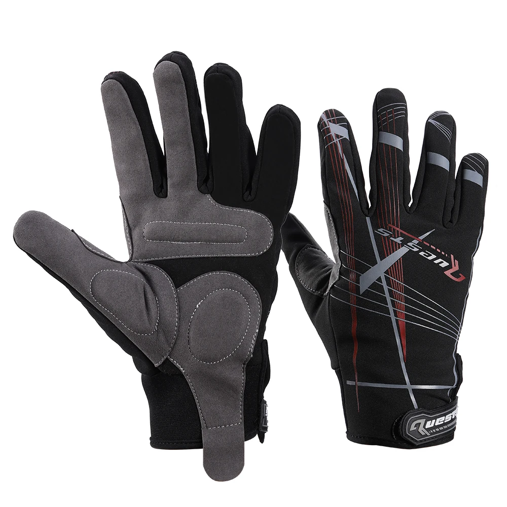 Перчатки для велоспорта на полный палец, противоскользящие, износостойкие, ветрозащитные, теплые, спортивные перчатки для горного велосипеда, велосипедные перчатки для мужчин и женщин