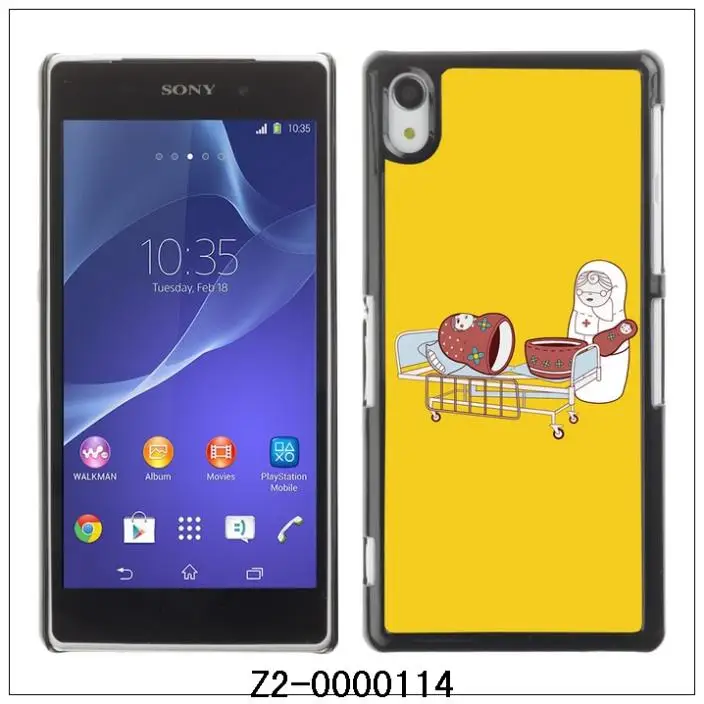 Matryoshka Illustration-FOR SONY Xperia Z2 D6502 L50W Plastic Hard Back Case Cover Shell 30PCS/Lot (Z2-0000114) |