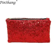 PinShang женская сумка модная Ослепительная блестящая сумка с блестками конверт на молнии пакет сумки для женщин ZK30