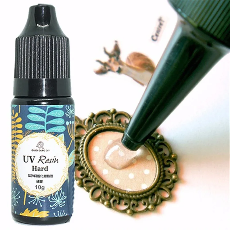 

UV Resin Epoxy DIY Jewelry Making Transparent Hard Curing Activated Craft Activated Crafts Transparent Clear Ornament Nail