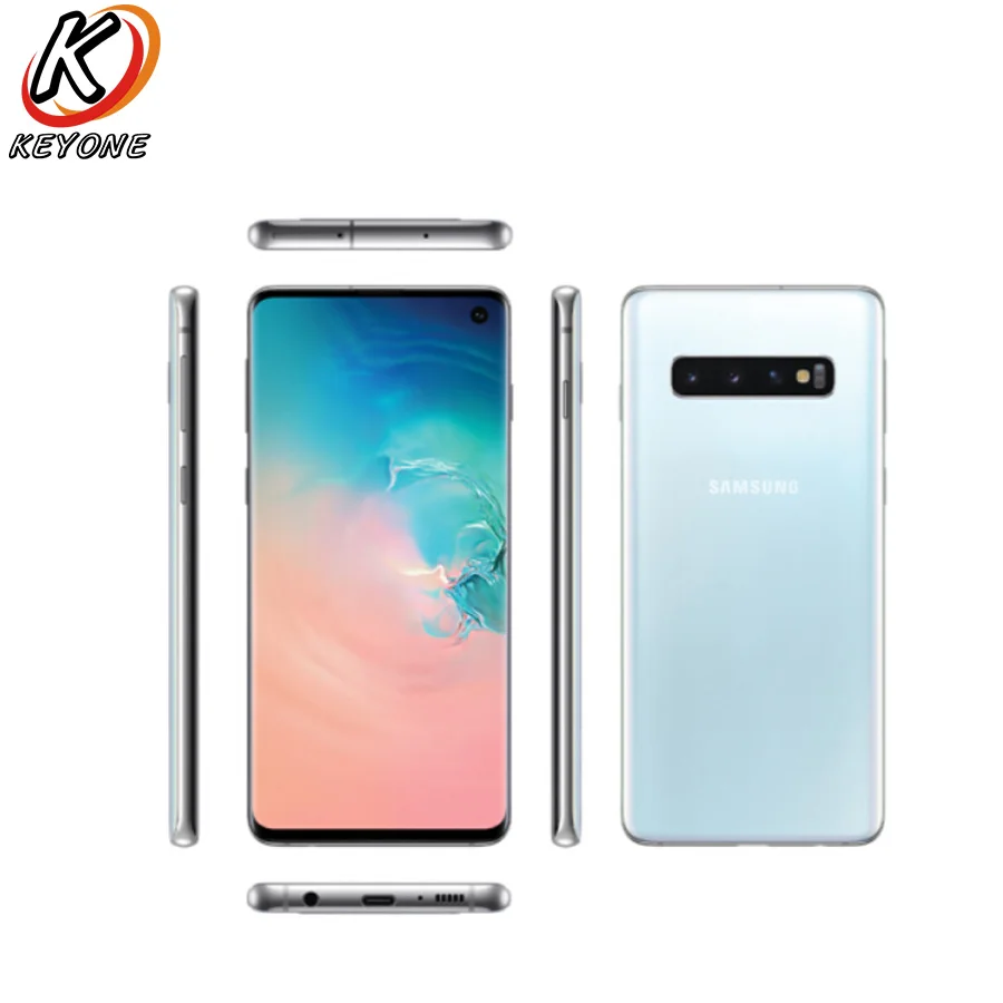 Телефон Samsung Galaxy S10 G9730 6 1 дюймовый экран 8 ГБ ОЗУ 128 ПЗУ Snapdragon 855 водо и пылезащита IP68