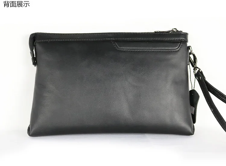 

Foreign trade wallet, men's carbon fiber handbag, large capacity business leather wallet, new high-end male handbag.