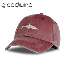 Glaedwine Топ моды мыть Бейсбол Кепки Для мужчин Розовый Акула Вышивка папа шляпа для Для женщин Gorras Планас Snapback папа Bosco шапки
