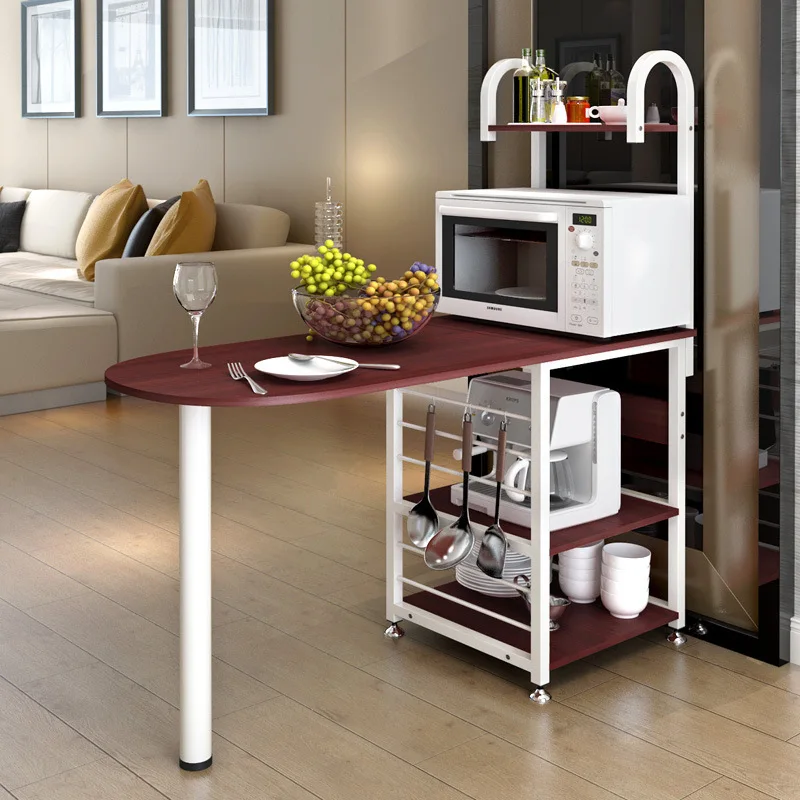 Творческий микроволновая печь стойка универсальная печь хранения обеденный стол кухонный ежедневно шкафчик органайзер для посуды мебель