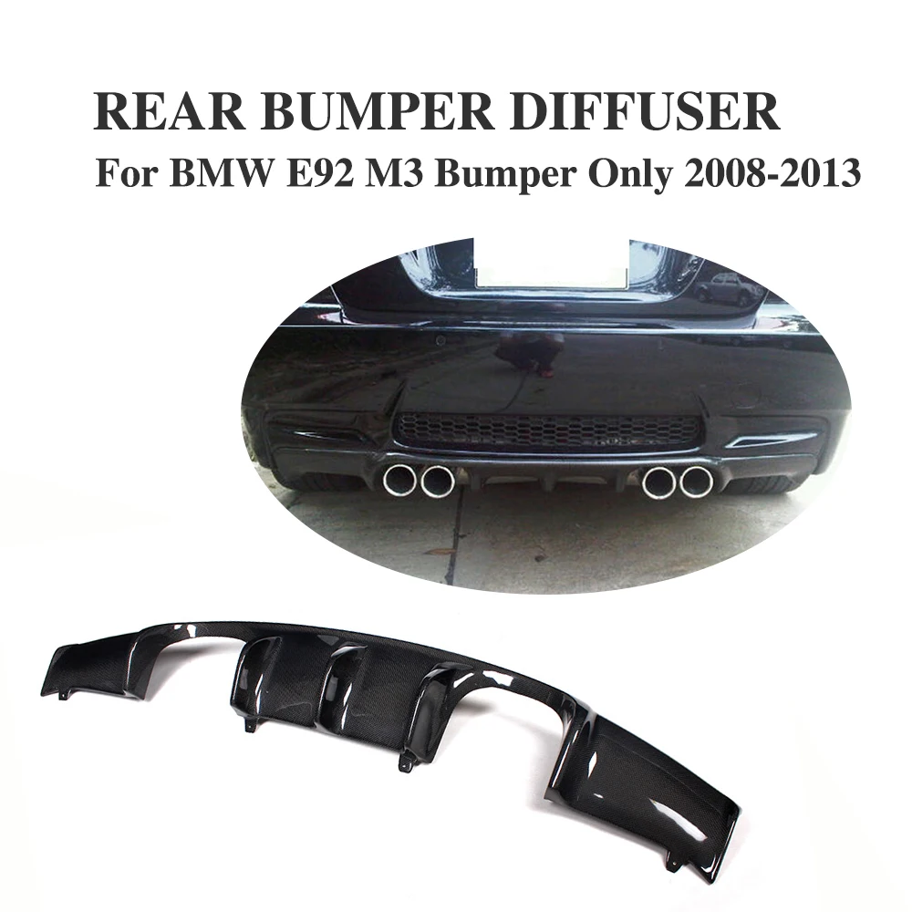 Автомобильная фотография из углеродного волокна для BMW E92 M3 2008 2013|rear bumper|auto carcar bumper