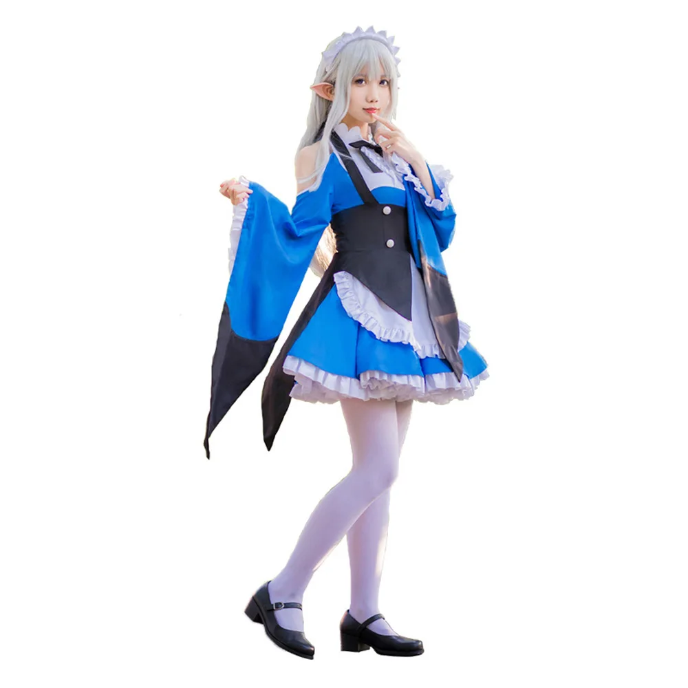 VEVEFHUANG Re Zero Kara Hajimeru Isekai Seikatsu Ram u RAM Remu REM парики для горничной фартук платье женщин
