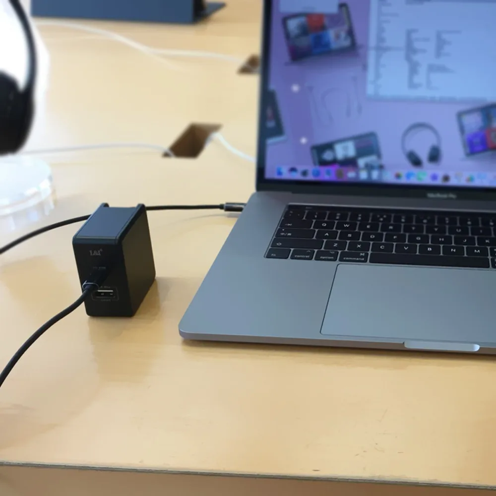 Зарядное устройство USB C, 57 Вт, USB, быстрая зарядка, 3,0 A, дорожное зарядное устройство для Apple MacBook, samsung, зарядное устройство для ноутбука
