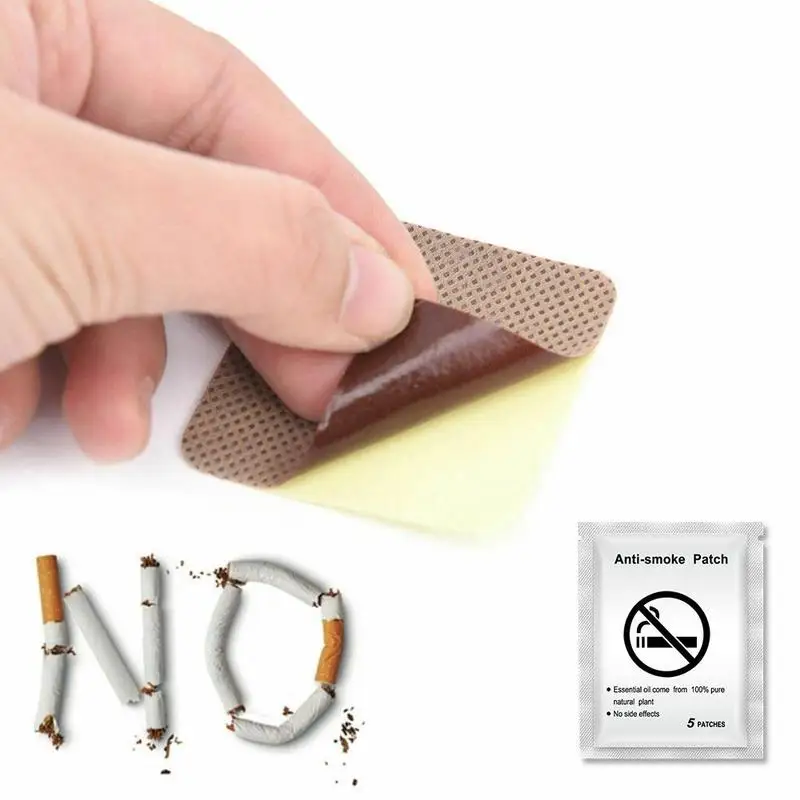 5 шт/коробка натуральный ингредиент курить патч курить анти-дым патч курении кальяна на пластырь для прекращения