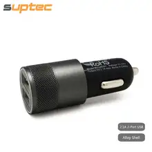 Car Phone Charger 2 Port Mini Dual USB Car Charger Car-charger Adapter Fast Charging 5V 2A for iPhone 7 6 6s plus Samsung Xiaomi