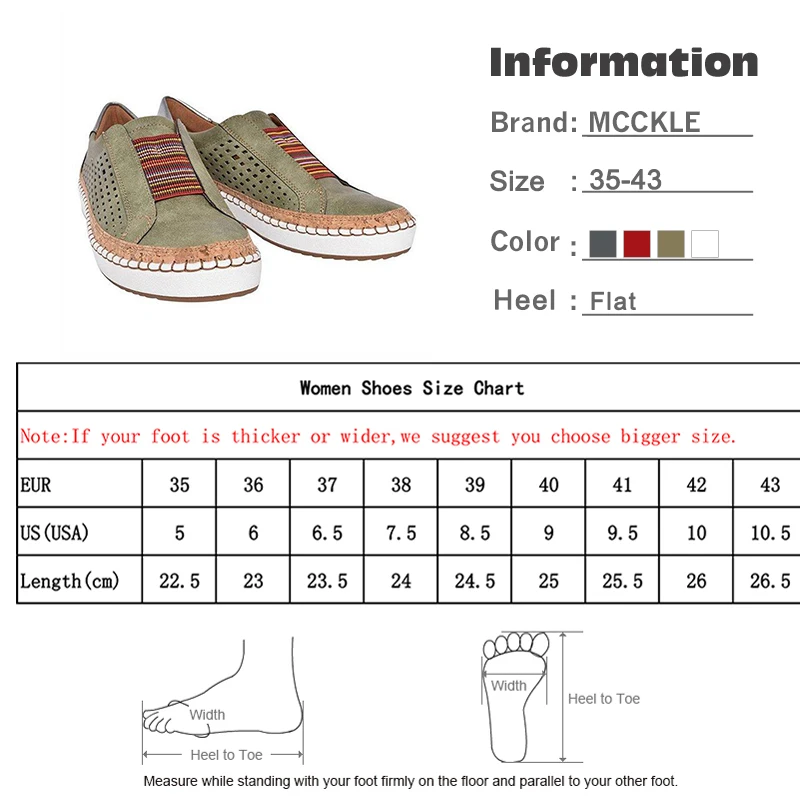 MCCKLE/кроссовки; женская обувь без шнуровки; женская обувь на плоской подошве с перфорацией; женские лоферы; повседневная женская обувь из вулканизированной кожи; модная женская обувь
