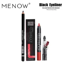 Menow водонепроницаемый стойкий блеск для губ помада точилка для карандашей для бровей Набор 2U928
