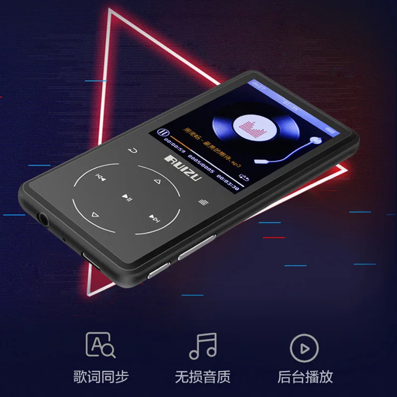 Новинка металлический оригинальный портативный спортивный Bluetooth MP4 плеер RUIZU 8
