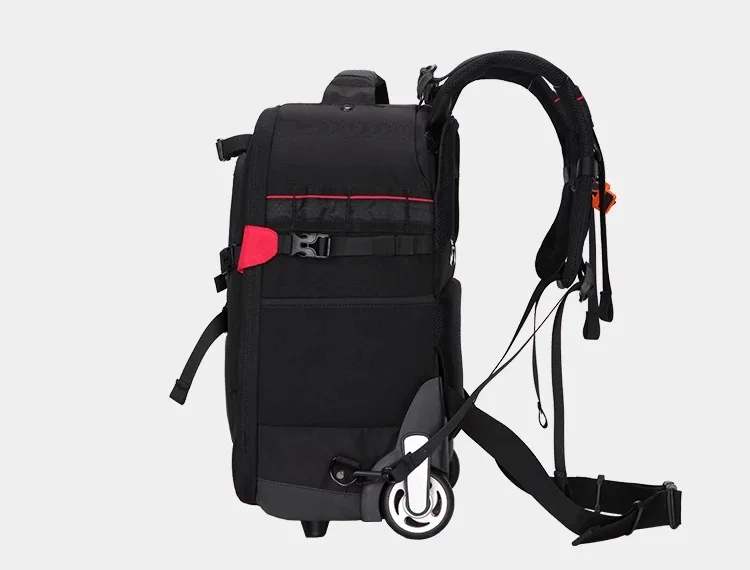 Бренд тележка чемодан камера сумка через плечо multi-function сумка с колесами большой емкости чемодан на колёсиках