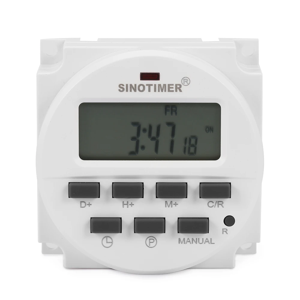 

Garden Multipurpose Microcomputer Switch Digital Power Controller Timer LCD Digital DC 16A 220V Outdoor Water Timer Relay