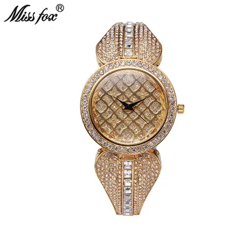 

Top Brand Luxury Wrist Watch Women Gold Bracelets Clasp Stainless Steel Watches Charming Fashion Dress Quartz Womans Reloj Mujer