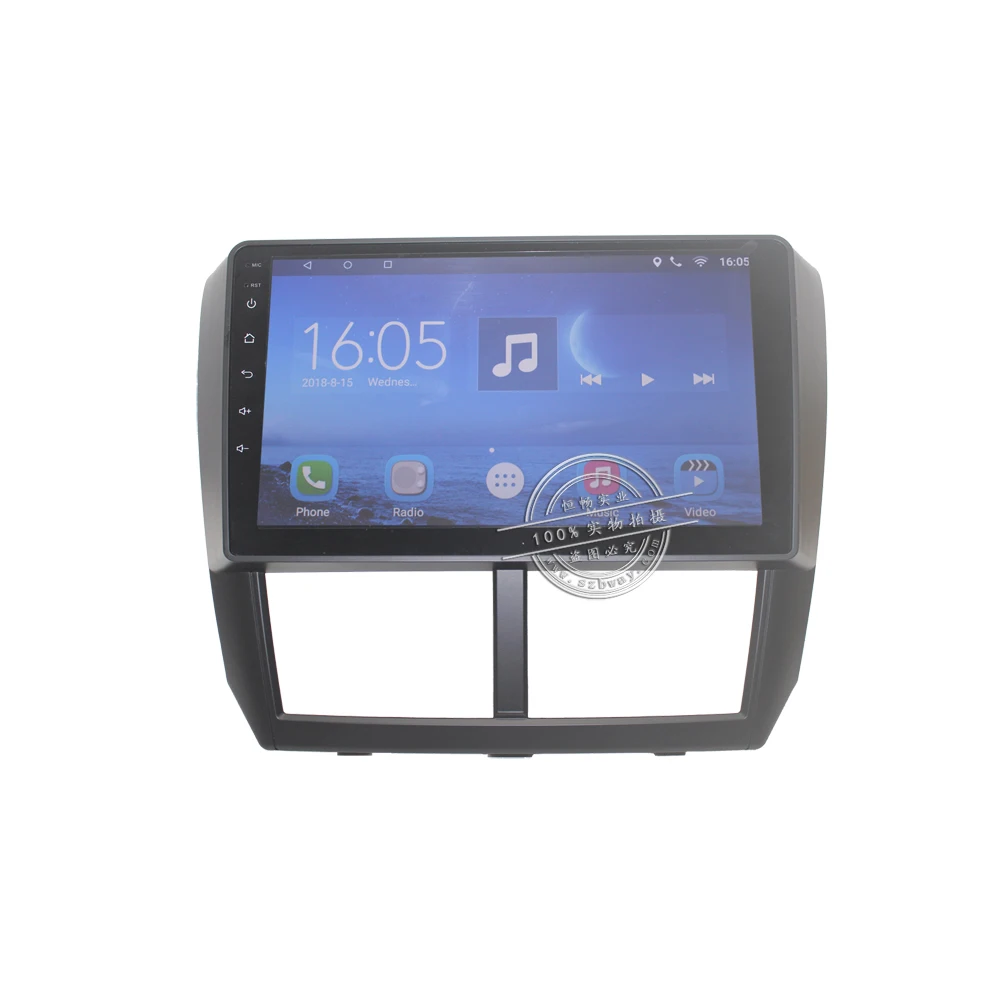 Best Hang xian 9" Quad Core Android 7.0 Car DVD Player For Subaru Forester Impreza 2008-2012 car radio stereo GPS Navi BT,wifi,SWC 1