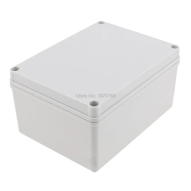 Caja de conexiones impermeable, 200mm x 150mm x 100mm, caja de conexión de  terminales DIY
