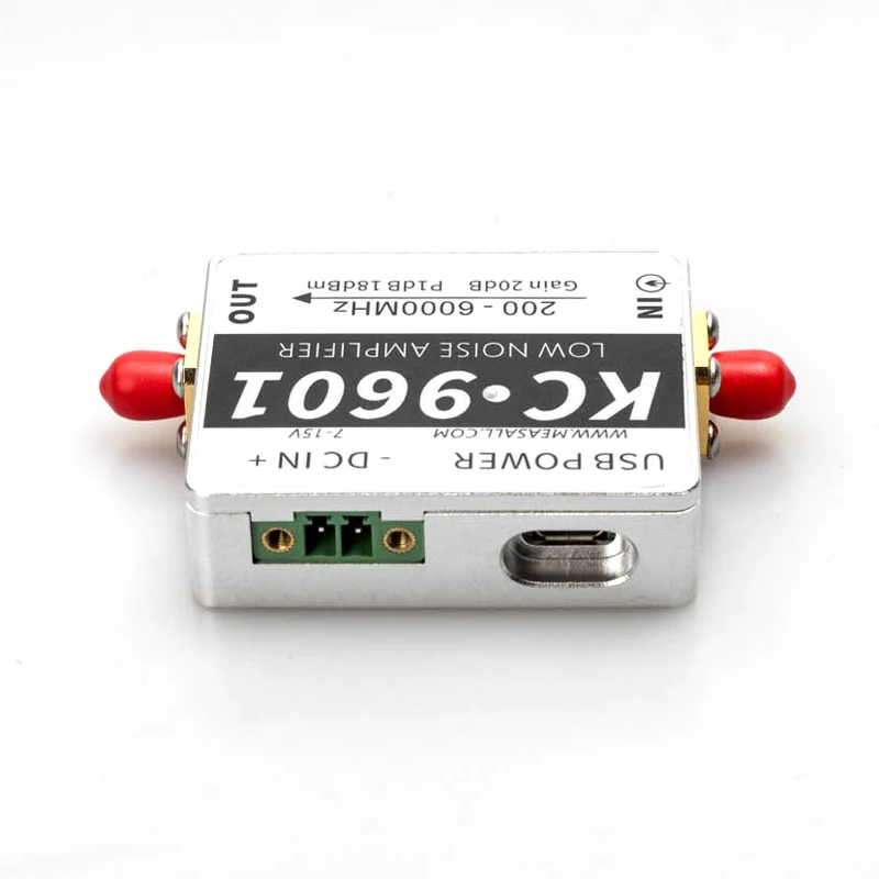 6GHz 20dB низкий уровень шума усилитель 5 8G 2 4G KC9601 200 MHz 6000 Частота|Измерители частоты| |