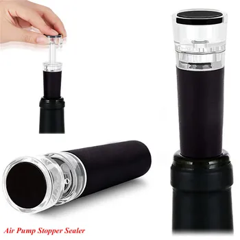 

2020 Red Wine Champagne Bottle Preserver Air Pump Stopper Vacuum Sealed Saver Retain Freshness Stopper Sealer Plug Tools