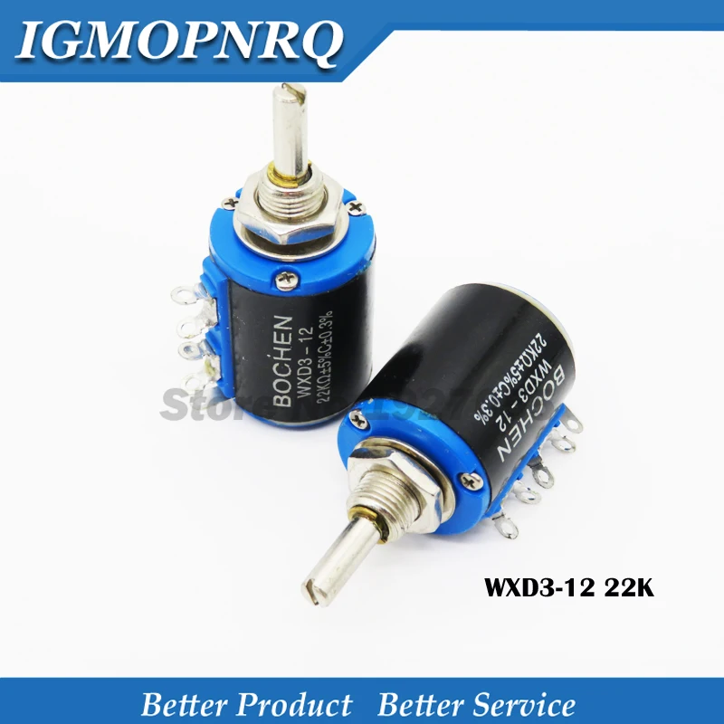 2 шт. Φ 1W 22K ohm WXD3 12 потенциометр|Потенциометры| |