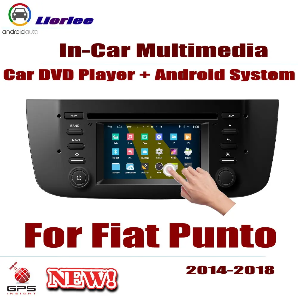 

Car DVD Player For Fiat Punto 2014~2018 GPS Navi Navigation Android 8 Core A53 Processor IPS LCD Screen Radio BT SD USB AUX WIFI