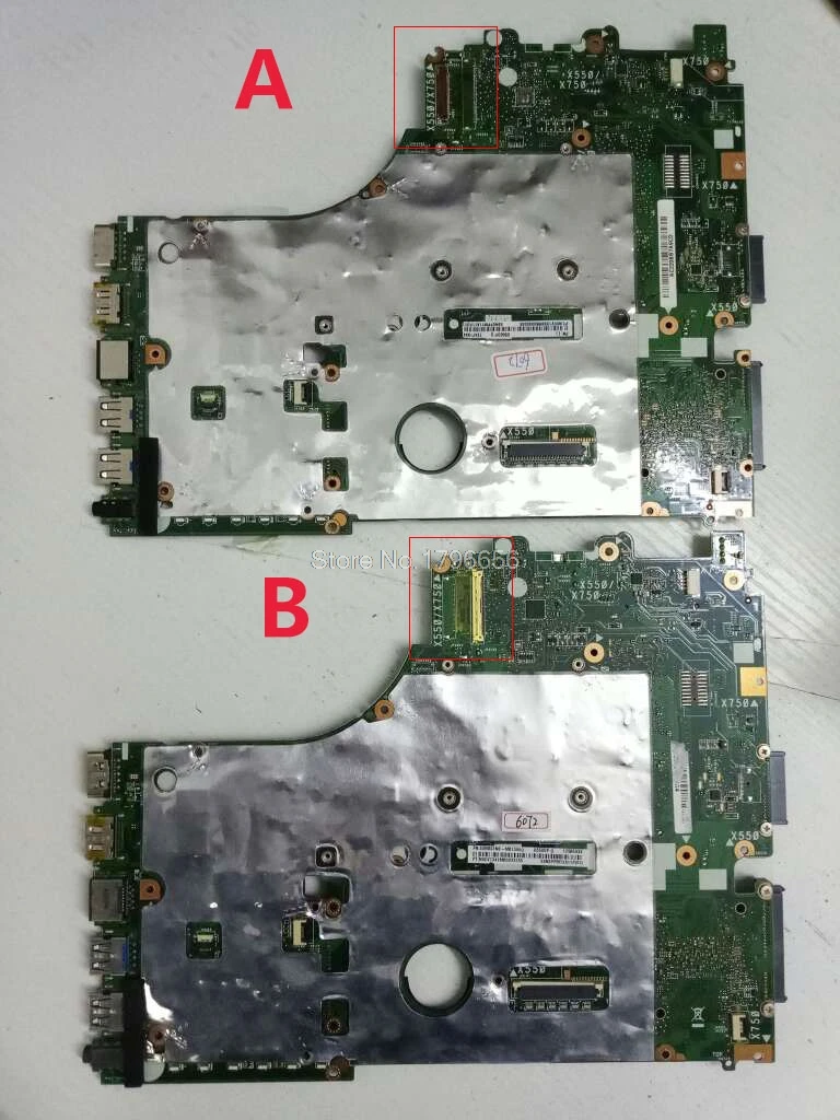 For ASUS X550 X750 A550D X550DP X750DP K550D K550DP Motherboard REV2.0 Mainboard
